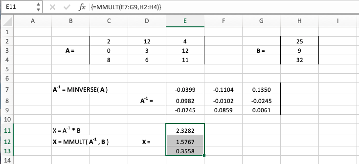 curly brackets in excel